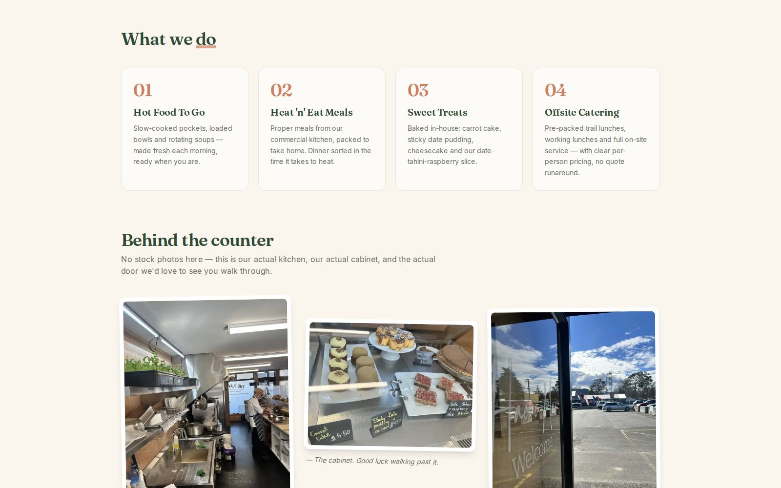 The Flavour Farm — story section