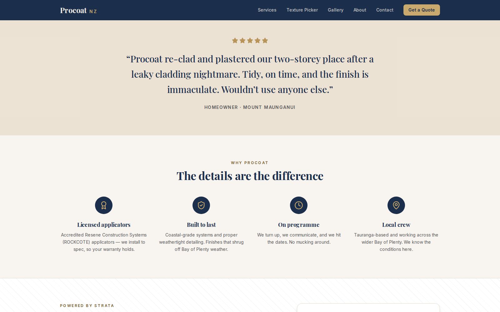 Procoat NZ — project showcase